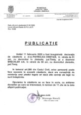 Declaratie de casatorie Patrolea Cristian-Brechler Lia