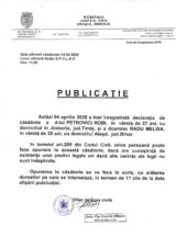 Declaratie de casatorie Petrovici Robi-Radu Melisa