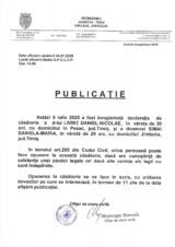 Declaratie de casatorie Livint Daniel Nicolae-Simai Daniela Maria