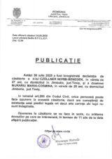 Declaratie de casatorie Czollner Norbi Benedek-Murariu Maria Cosmina